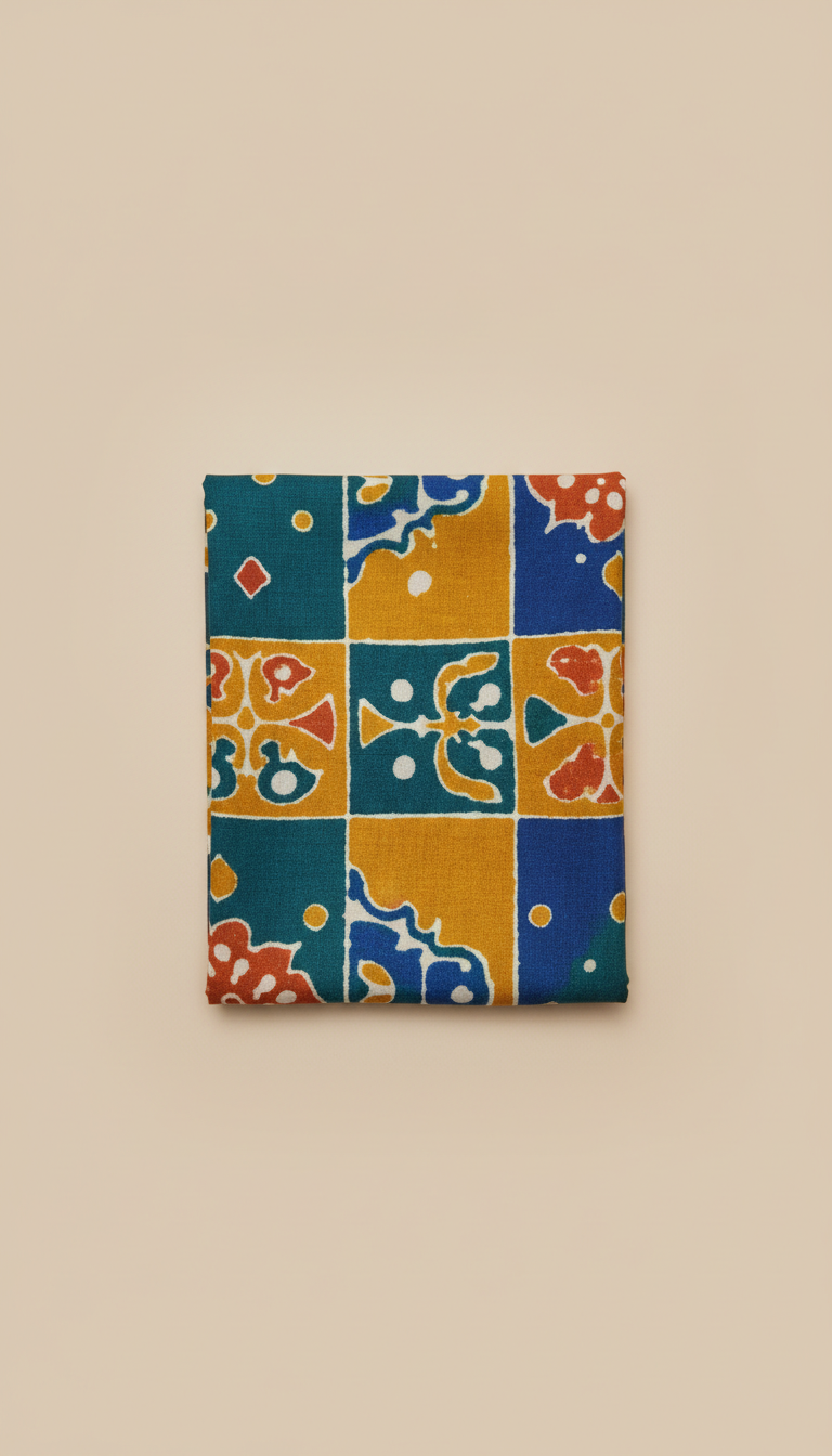 Signature Batik-Patterned Scarf